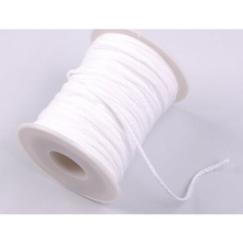 61m Cotton Braid Candle Wick Core Spool Non-smoke DIY Oil Lamps Candles Making Supplies