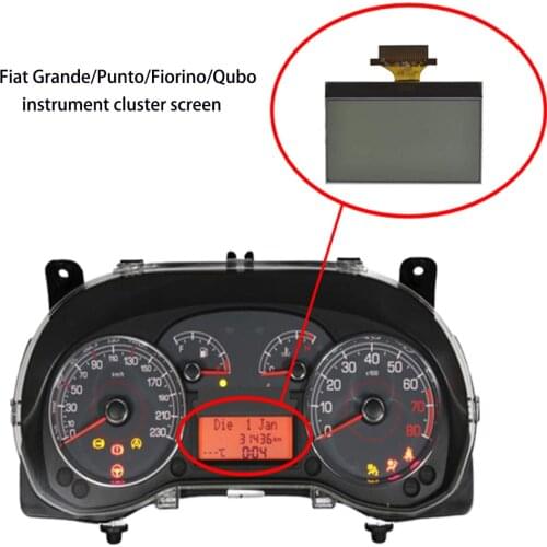 Instrument Cluster LCD Display Screen for Fiat Grande/Punto/Fiorino/Qubo 2003~2012 Instrument Pixel Repair