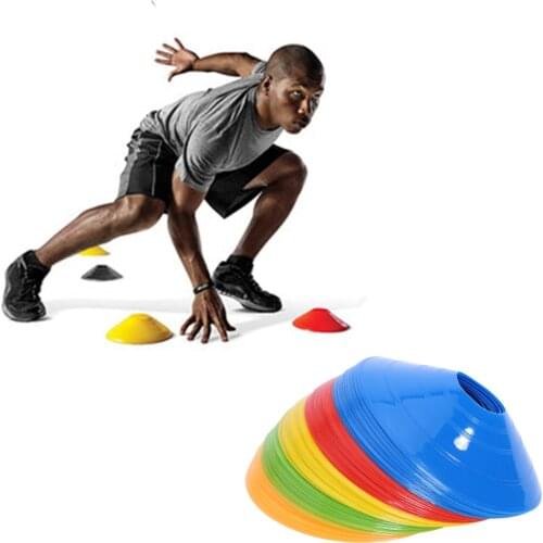 50 PCS Cones for Soccer Speed Training logo Cone Cross Outdoor Sport Football Rugby basketball Track Space Marker Inline Skating