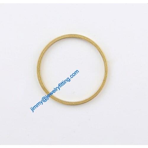 Brass Circle copper Rings jewelry findings Conntctors 18*1*1mm