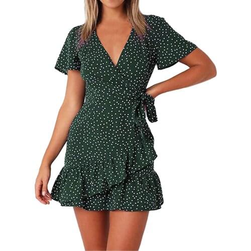 Lecopike Summer Polka Dot Dresses