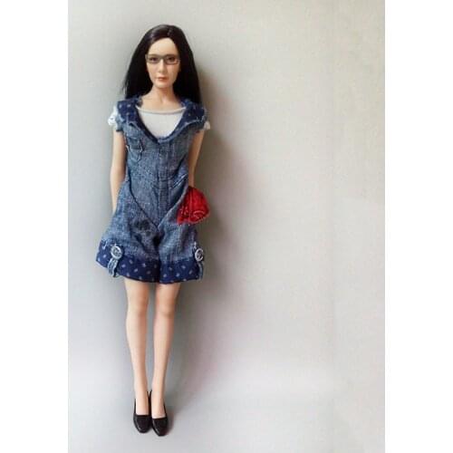 1/6 Scale Girl Female Sexy Bag Hip Skirt Clothing Women Sexy Slim Dress Clothes For 12" Action Figures Body Doll Toy