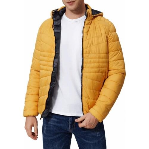 Mens Cotton-Padded Winter Mens Warm Casual Jacket Double-Sided Jacket 2021 New Cotton-Padded Jacket Plus Size