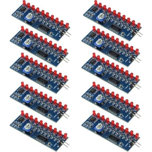 NE555 CD4017 NE555 Driver Water Powered Board Circuit Water Flowing Light LED Electronic Module DIY Kit Running Light Drive