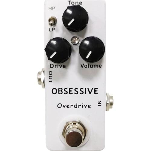 MOSKY Obsessive Overdrive Mini Guitar Effect Pedal True Bypass Guitar Parts & Accessories