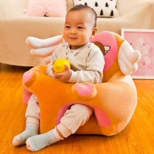 Infant Toddler Kids Baby Support Seat Sit Up Soft Chair Cushion Plush Pillow Toy Comfortable Animal Sofa Seat Seat Chair