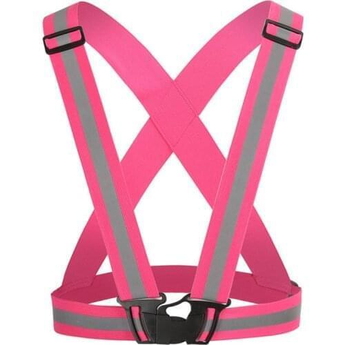 Adjustable Super-bright Reflective Stripes Vests Safety High Visibility Reflective Straps Night Running Reflective Safety Cloth
