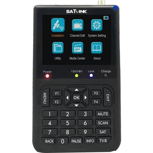 SATLINK SP2100 DVB-S2 DVB-S Satellite Finder 2600mA Battery MPEG4 H.264 Sat Finder Meter 3.5" TFT LCD HD Digital Satfinder