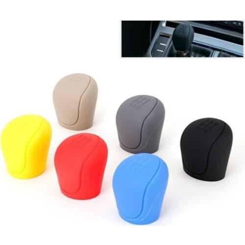 Silicone car gear cover wear-resistant handbrake cover For Fruis Transit gear cover export hot sale