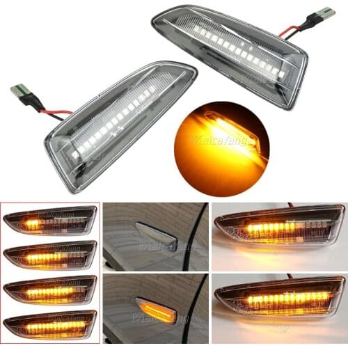 2Pcs Led Dynamic Side Marker Turn Signal Light For Buick Regal Opel Zafira Tourer C Astra J K Grandland X Crossland X Insignia B