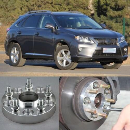 Teeze 4pcs Billet 5 Lug 12x1.5 Studs Wheel Spacers Adapters For Lexus IS/RX/SC/GS/ES Series