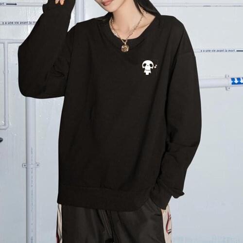 Panda Sweatshirt Harajuku Cute Hoodies Cotton Kpop Oversized Sweatshirt Crewneck Kawaii Casual Hoodie for Women Pullover Female