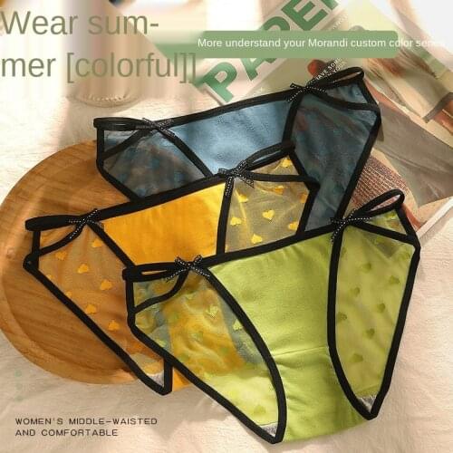 European Style Panties Sexy Lace Panties Fashion Hollow Out Briefs Low Waist Seamless Comfort Underpants Female Sexy Lingerie