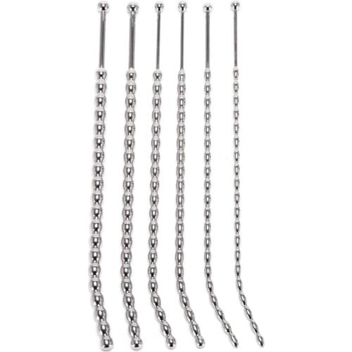 New Stainless Steel Urethral Sound 5/6/7/8/9/10mm Urethral Dilators Sex Toys for Men Penis Plug Urethral Sound Toys -15