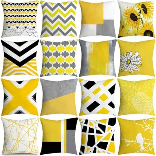 Pineapple Yellow Printed Pillow Case Home Decor Accessories Sofa Car Waist Throw Pillows Cushion Cover наволочки декоративные