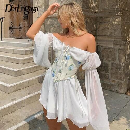 Darlingaga Flared Summer Dresses
