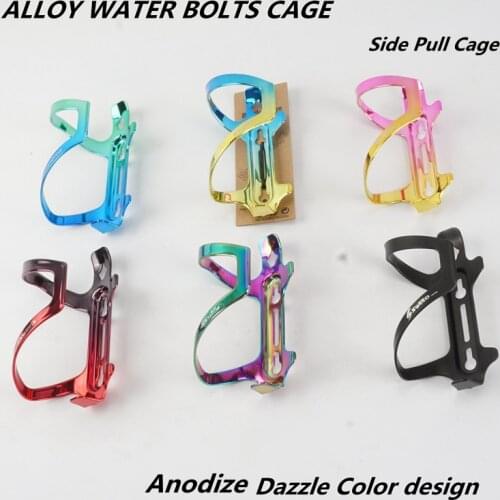 MTB Moutain Road Bike Alloy Colorful Oil Slick Dazzle Color Super Light Bicycle Water Bottle Cage Holder