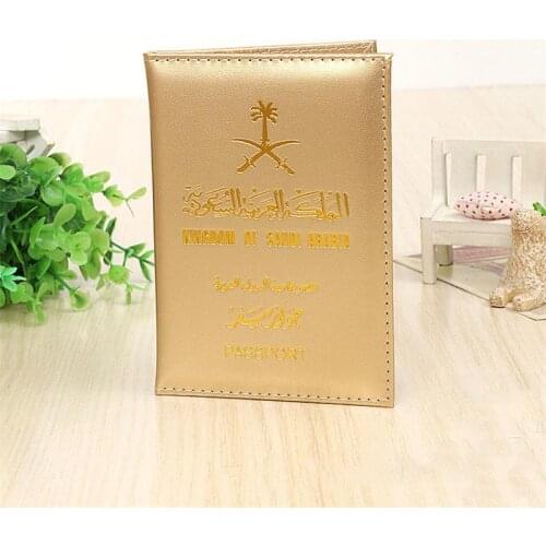 Hot Saudi Arabia Travel Passport Cover Protector Business Protective Passport Holder t Document Orgainzer Case for Saudi Arabia