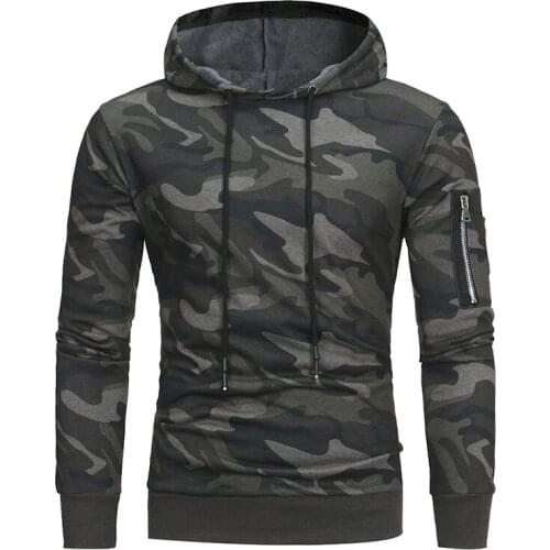 Camouflage Hoodies Men 2020 New Fashion Sweatshirt Male Hoody Hip hop pullover Spring Autumn Military Hoodie Mens Clothing