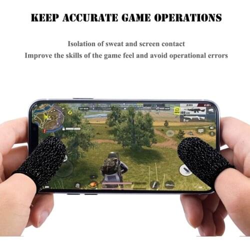 Напальчники для пубг Touch Screen Finger Sleeve for Fortnite Gatillos Para Celular Pubg Sweatproof Breathable Game Controller