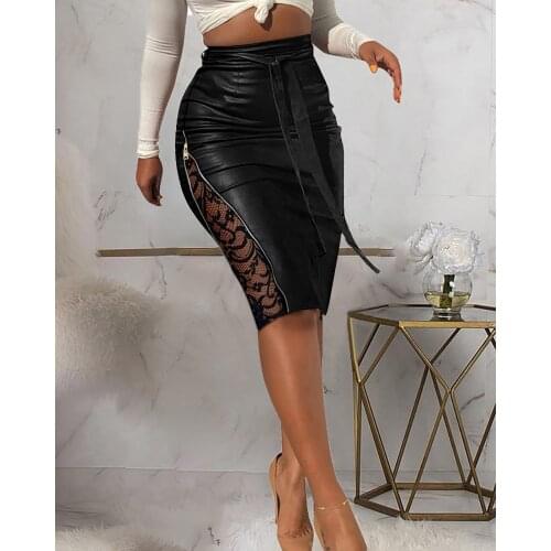 Ninimour Lace Pencil Skirts