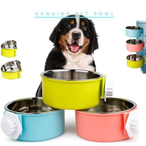 Non-slip Pet Bowls Household Food Water Feeder Dog Cat Puppy Feeding Pet Supplies Dog Accessories Stainless Steel