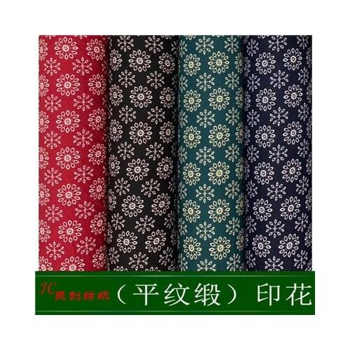 Printed fabric autumn chiffon dress shirt fabric woven Chiffon printed fabric