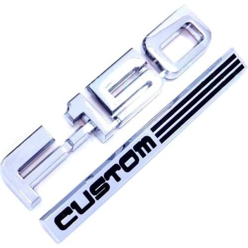 Plastic F150 F-150 Custom 3d Stickers Vehicle Emblem Badge Embleme Emblema Sticker Waterproof