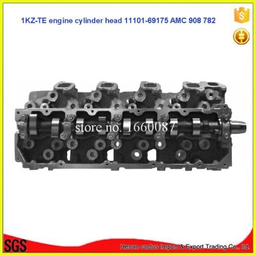 Complete 1KZ-TE cylinder head Assy with camshaft valves for Toyota land cruiser prado 11101-69175