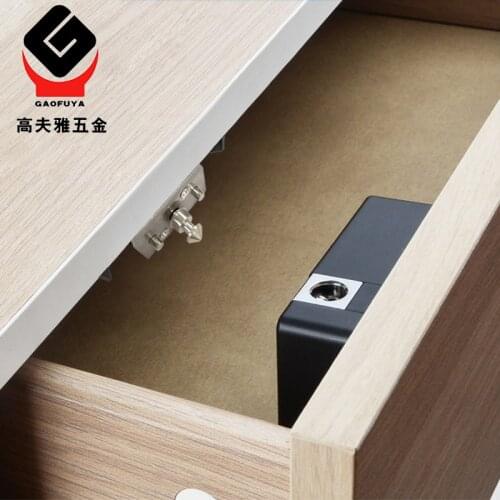 Smart Electronic Hidden Cabinet Lock No Hole Easy Installation Furniture Locker Wardrobe Shoe Cabinet Drawer Door Lock With Card