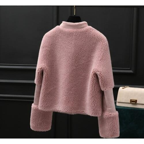 Winter Coat Women Real Fur Coat Female Sheep Shearling Fur Jacket Women Clothes 2020 Korean Jackets Manteau Femme MY4581