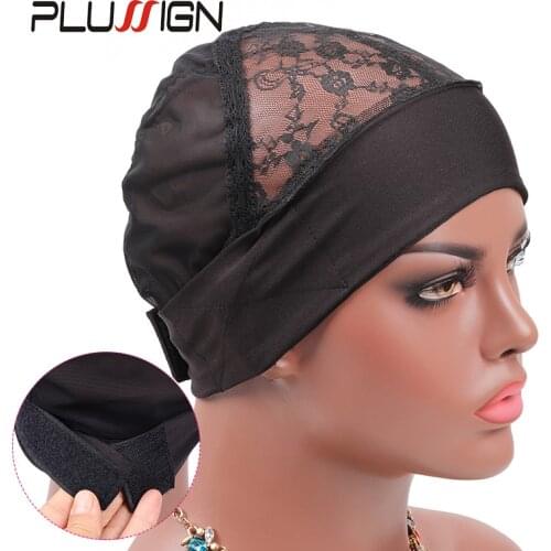 10 Pcs/Lot Headband Dome Mesh Cap Black Wig Cap For Making Wigs Wave Cap Hair Net Elastic Nylon Breathable Mesh Hairnets