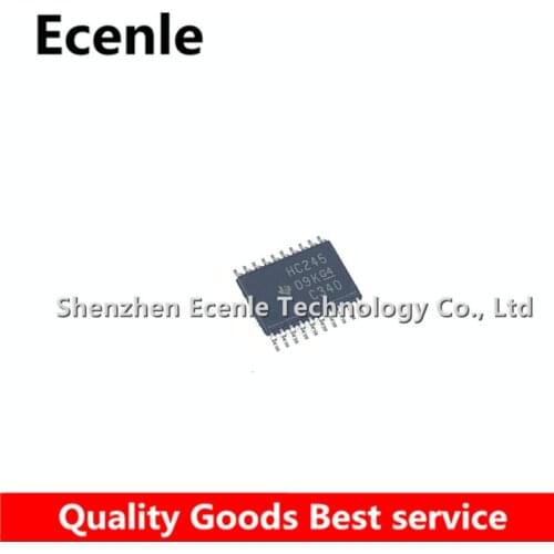 10 Pcs/Lot SN74HC245PWR MARK:HC245 TSSOP-20 OCTAL BUS TRANSCEIVERS WITH 3-STATE OUTPUTS 100% New&Original