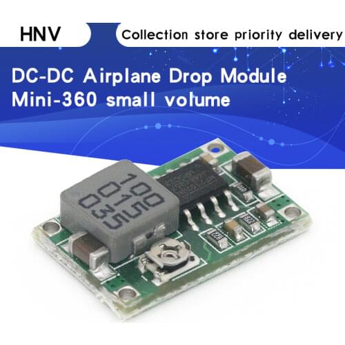 10PCS RC Airplane Module Mini 360 DC-DC Buck Converter Step Down Module 4.75V-23V to 1V-17V 17x11x3.8mm Mini360 New LM2596
