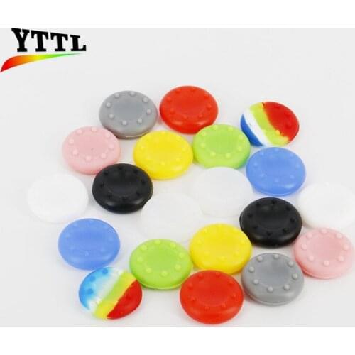 12Pcs Silicone Analog Controller Thumb Stick Grips Cap For XboxOne Xbox360 PS3 PS4 Controller Replacement Parts
