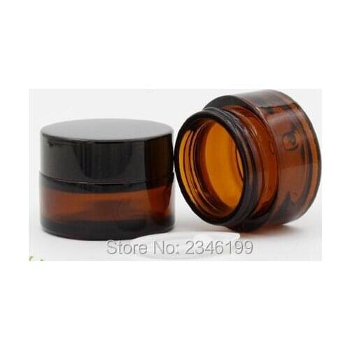 30G 30ML Cosmetic Frost Glass Jar, White Plastic Cap Cream Container, Skin Care Cream Sample Packing Box, 20pcs/lot