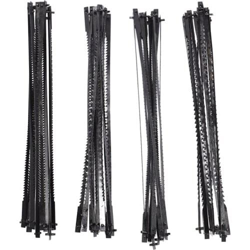 48Pcs 5 Inch Pinned Scroll Saw Blades TPI 10/15/18/24 Power Tools Accessories for Woodworking for DIYers