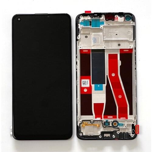 6.43''Original AMOLED For Oppo Reno5 Lite Reno 5 lite CPH2205 LCD Display Screen Touch Panel Digitizer For Oppo Reno5 F Reno 5Z