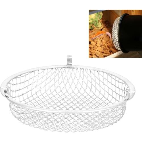 Stainless Steel 5.5x5.5x1.5 in Reptile Lampshade Accessories Lampshade Fittings for Reptile Snakes Turtles for Lizards