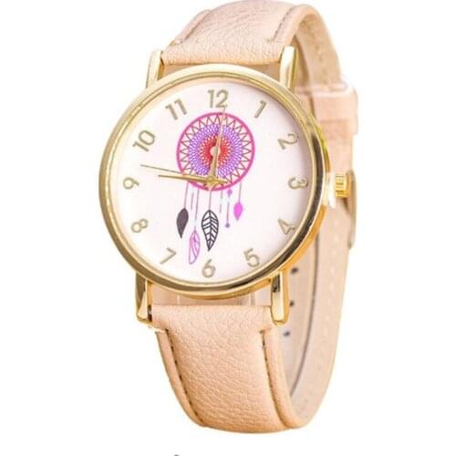CANBOUN Ladies Watch With Leather Strap