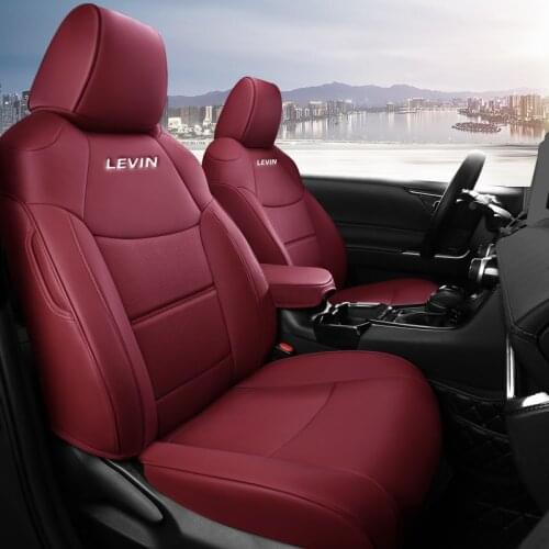 Custom Car Seat Covers for Toyota Select Corolla 2019 2020 2021years rear pillows are not removable Full Set Airbag Compatible