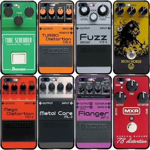 Cover Case for iPhone 5 5s SE 2020 6 6S 7 8 XS XR 11 12 Oneplus 3 5T 6T 7T Pro Max Plus Boss Distorion Pedal Slim