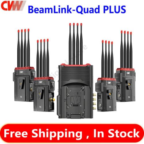 CVW BeamLink-Quad,the 4 Transmitters-to-1 Receiver wireless HD video transmission system 500m camera channels broadcast live