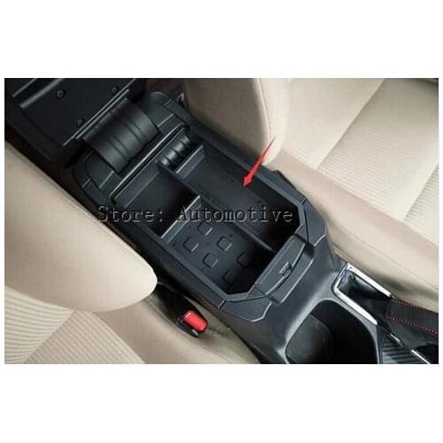 For Toyota Rav4 2013 2014 Bigger! Black Central Storage Pallet Armrest Container Box