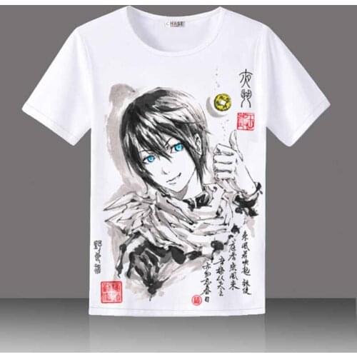 Noragami Cosplay T-Shirt YATO Anime T shirt Fashion Men Women Tees