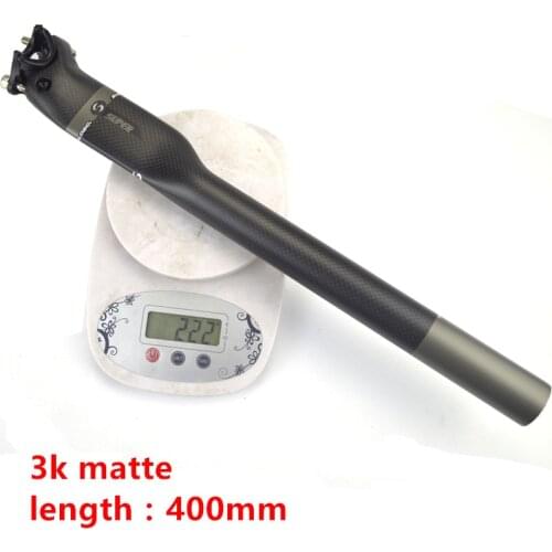 Superlogic Carbon Bicycle Seatpost Seatposts Bike Carbons Seatpost MTB 3K Road Bike 27.2/30.8/31.6*400 Matt Offset Setback