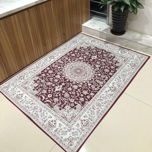 Turkey Printed Carpet in the Living Room Washable Large Rugs Bedroom Bedside Sofa Floor Rug Hall Decoration Anti-Slip Carpets