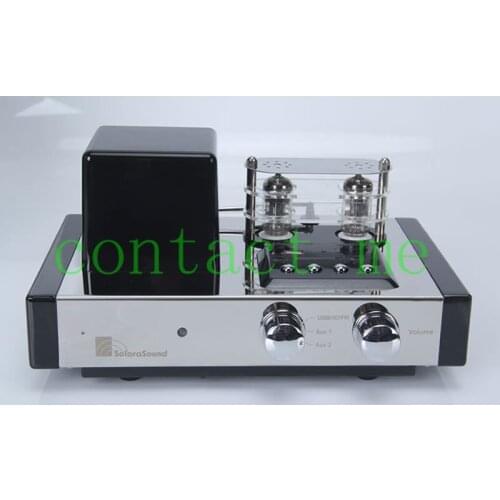 Tube amplifier ST-77CMF, with U disk, SD card, FM radio, power: 50W, frequency response: 20Hz-20KHz, SNR above 86dB