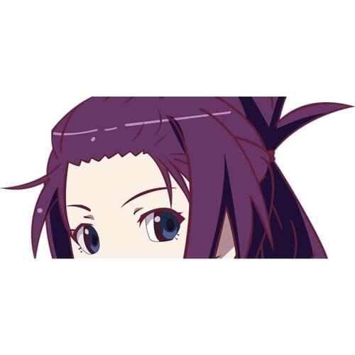 Personality Bakemonogatari Hitagi Car Stickers Anime Personality Scratch-proof Window Trunk Decal Decoration Apply To Car Window