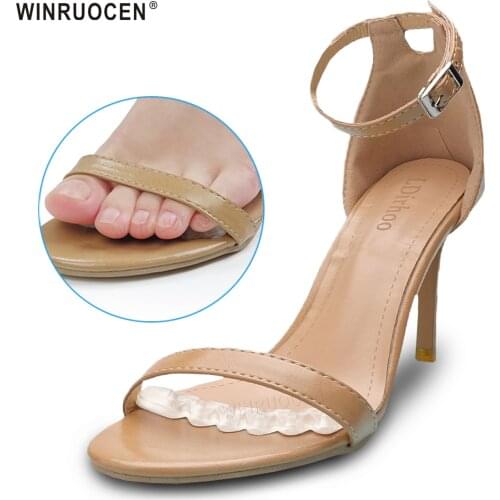 Non-slip Insoles High Heel Shoe Sandals Insole Flip Flop Sandals Silicone Women Elegant Foot Patch Gel Forefoot Care Pad